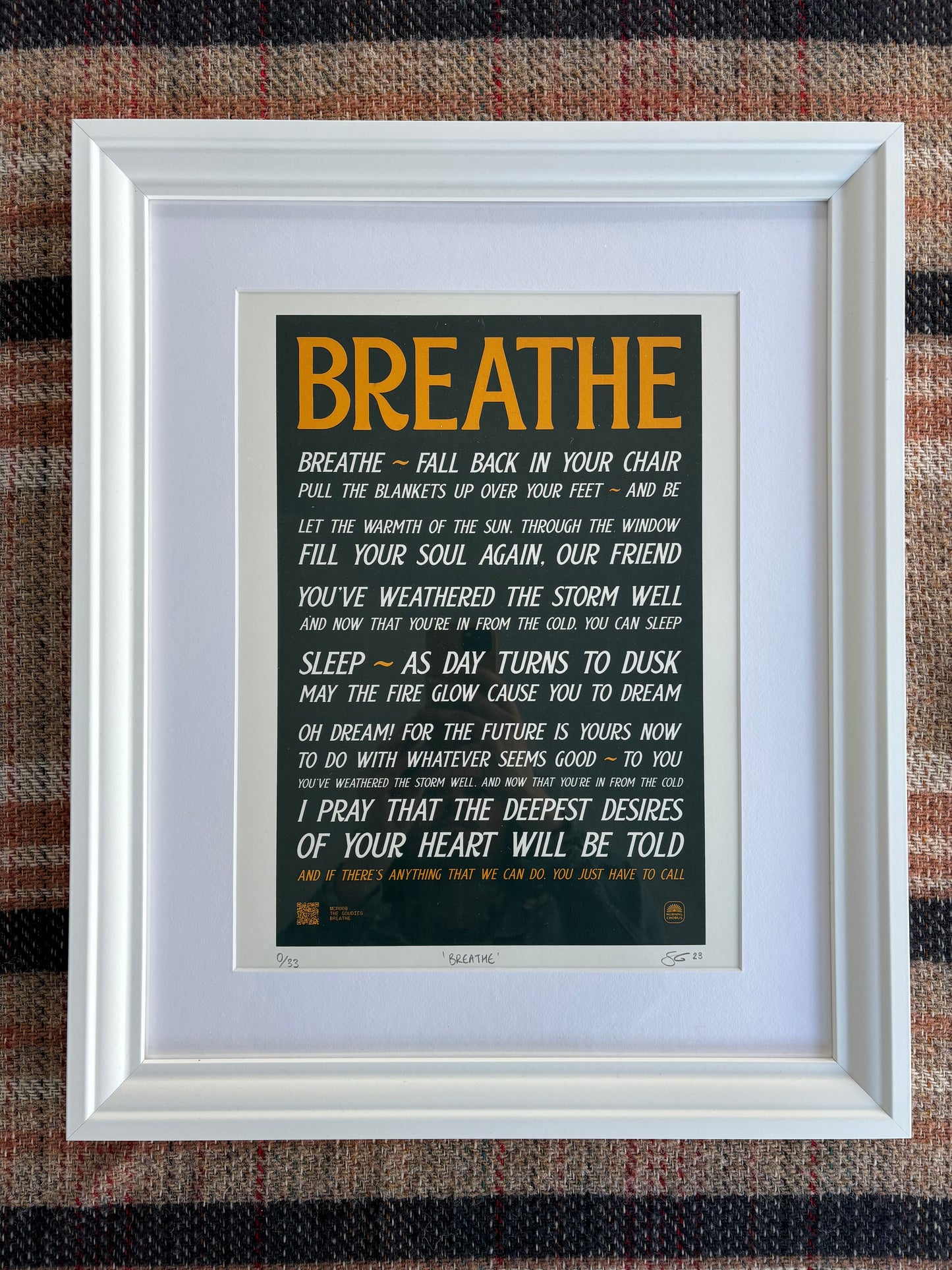 The Goudies - Breathe - A3 Print
