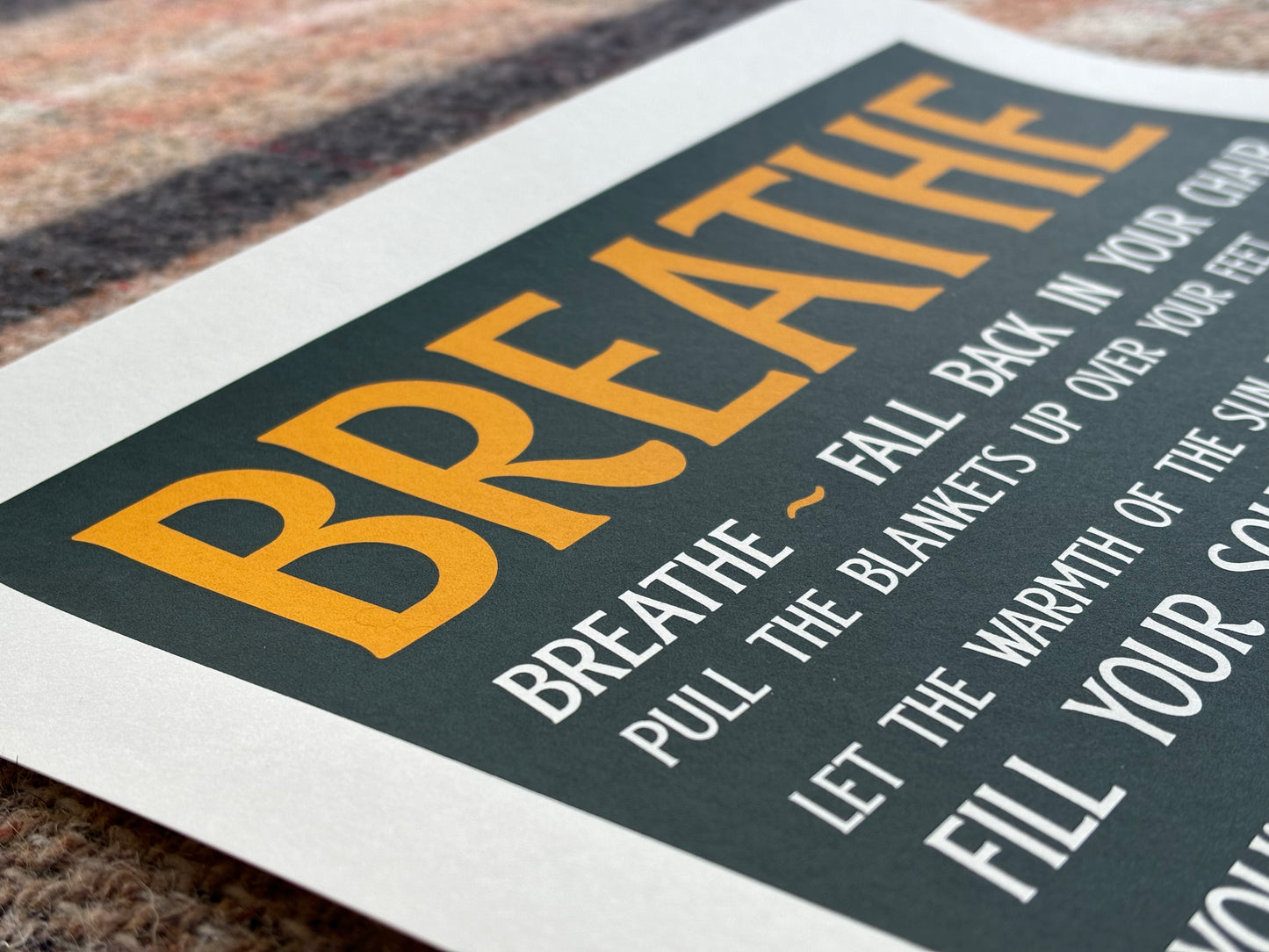The Goudies - Breathe - A3 Print