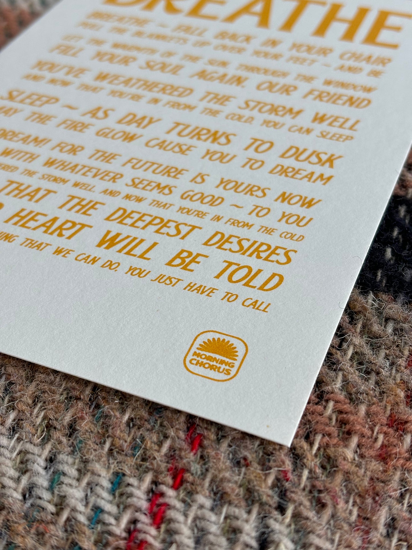 The Goudies - Breathe - Mini Print